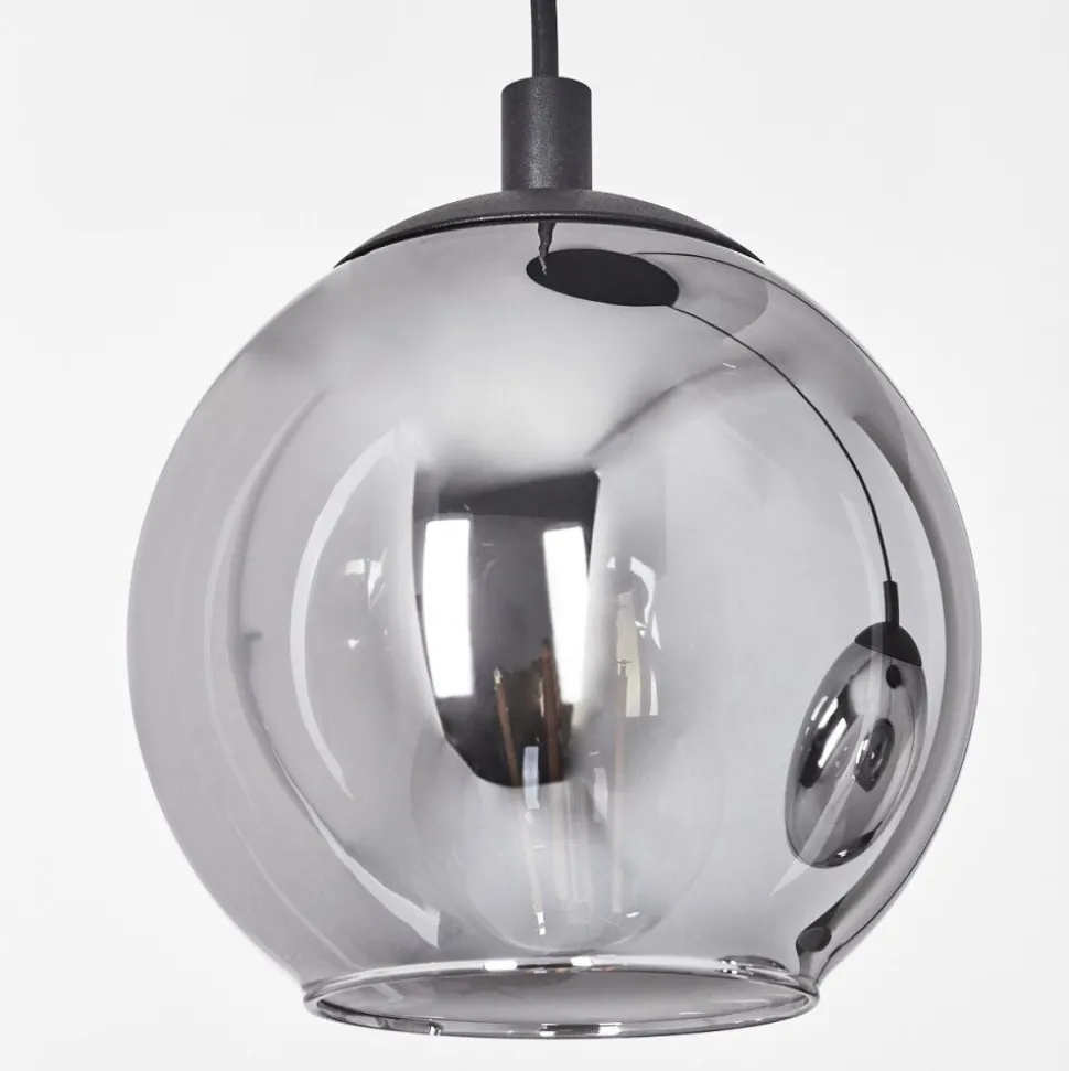 Suspension Sernf Noir, 3 Lumieres