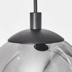 Suspension Sernf Noir, 3 Lumieres