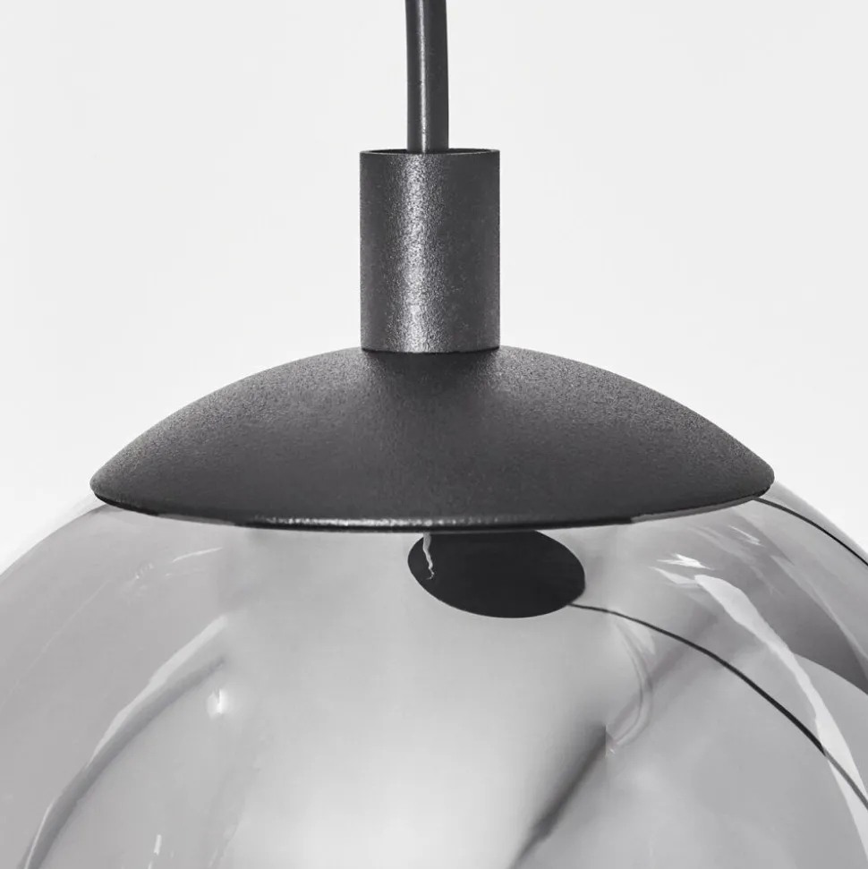 Suspension Sernf Noir, 3 Lumieres