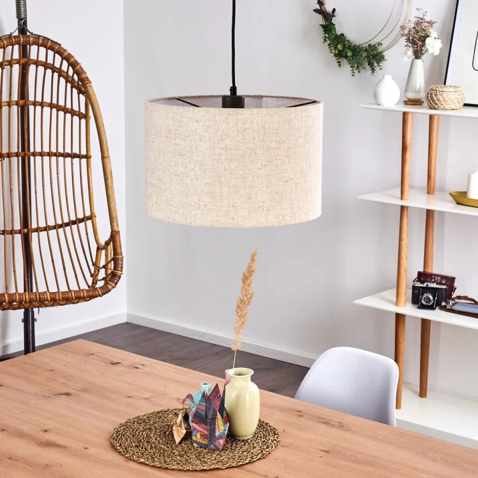 Suspension Shiburg Bois Clair, 1 Lumiere