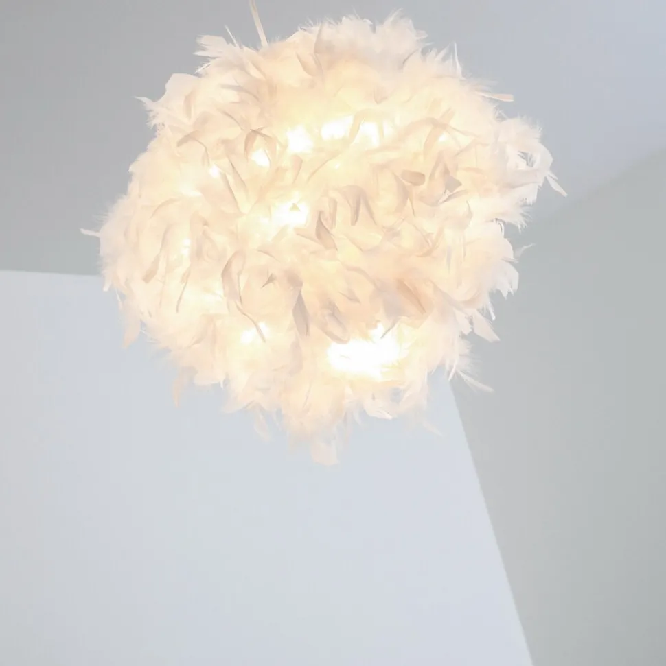 Suspension Skaulo Blanc, 1 Lumiere