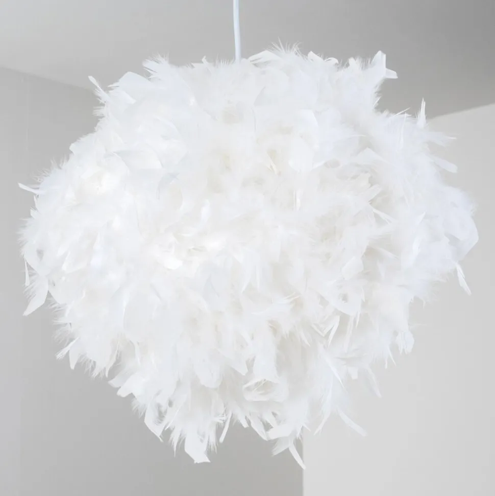 Suspension Skaulo Blanc, 1 Lumiere