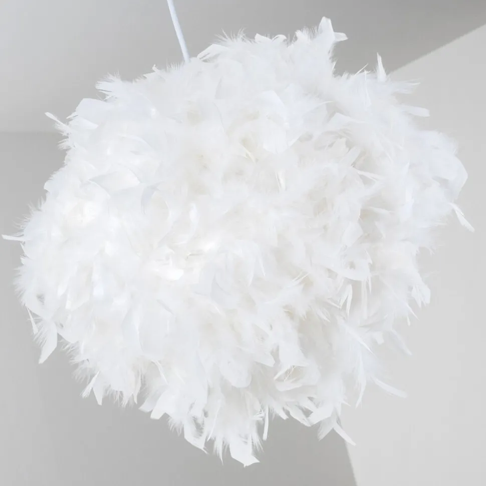 Suspension Skaulo Blanc, 1 Lumiere