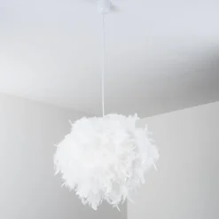 Suspension Skaulo Blanc, 1 Lumiere