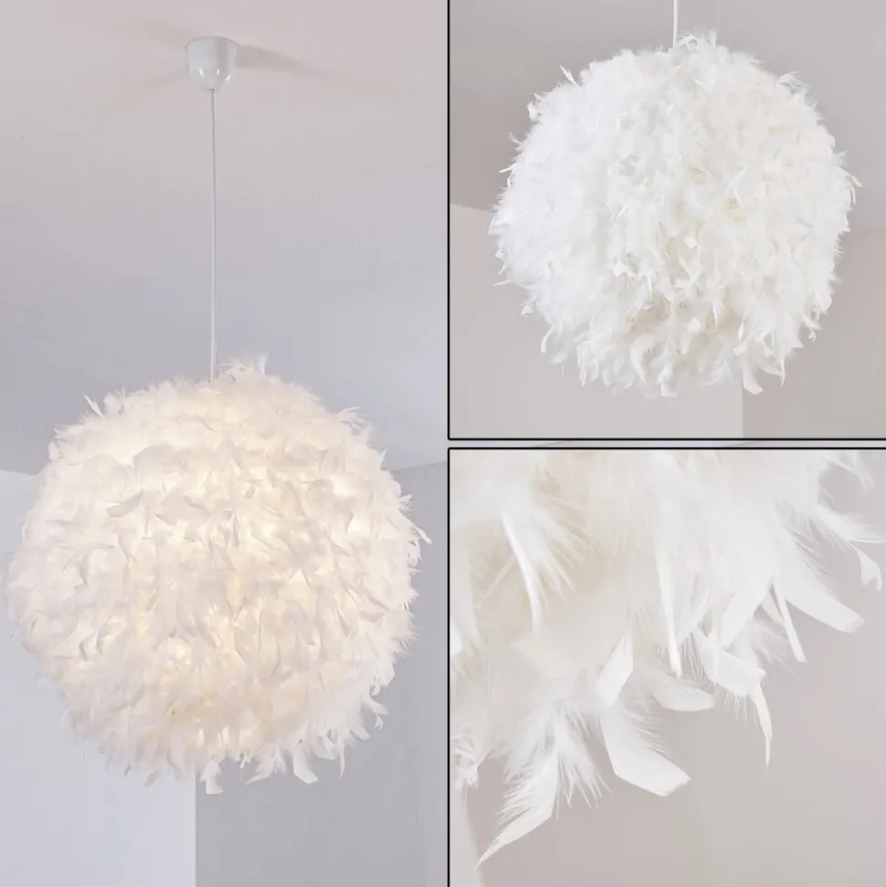 Suspension Skaulo Blanc, 1 Lumiere