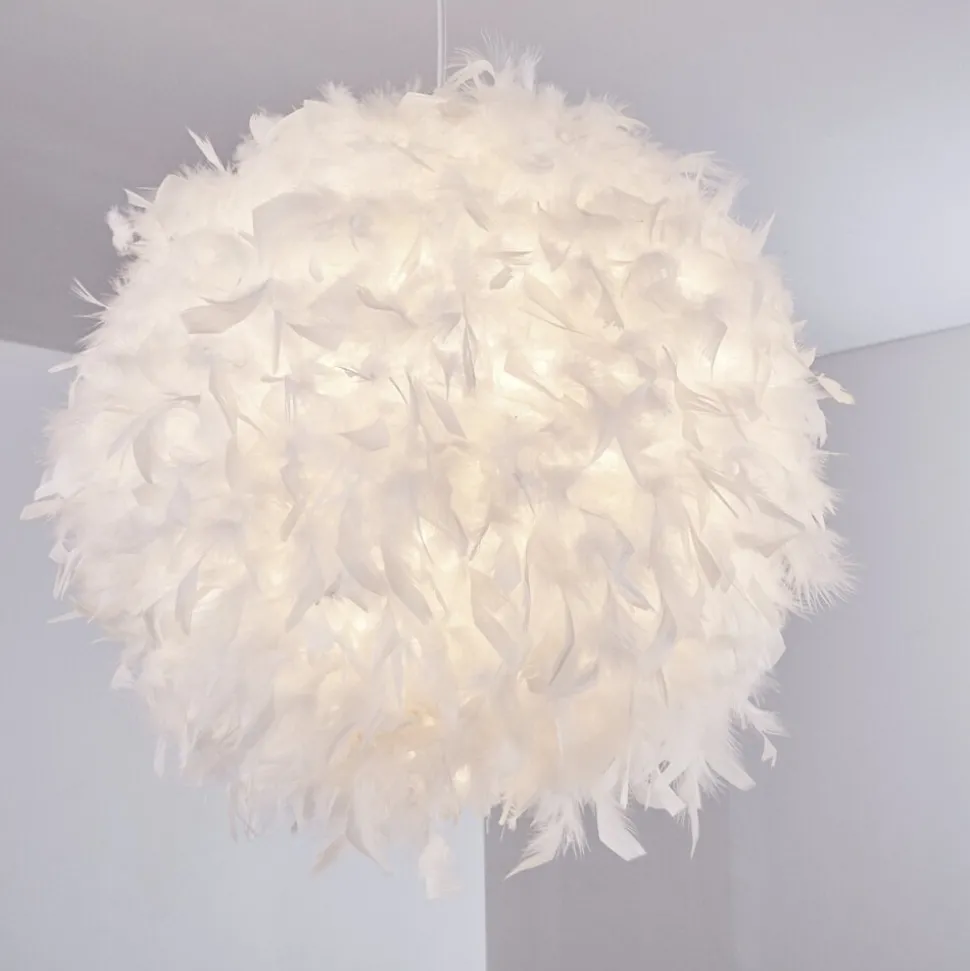 Suspension Skaulo Blanc, 1 Lumiere