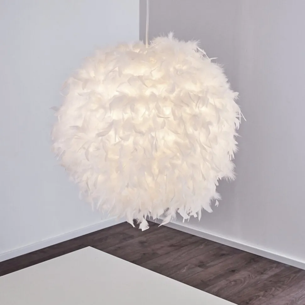 Suspension Skaulo Blanc, 1 Lumiere
