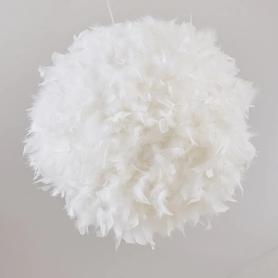 Suspension Skaulo Blanc, 1 Lumiere