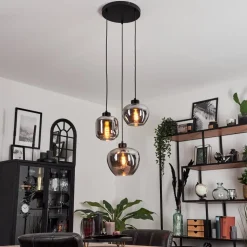 Suspension Talok Fume, 3 Lumieres