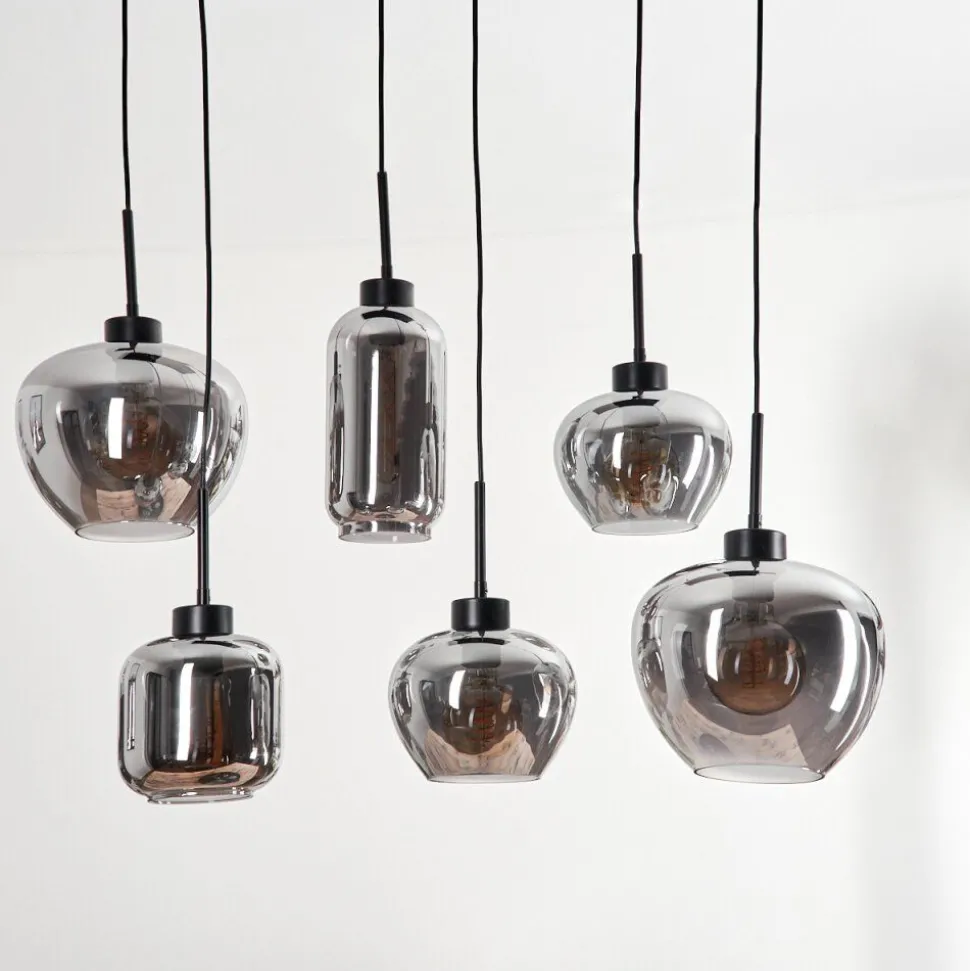 Suspension Talok Fume, 6 Lumieres
