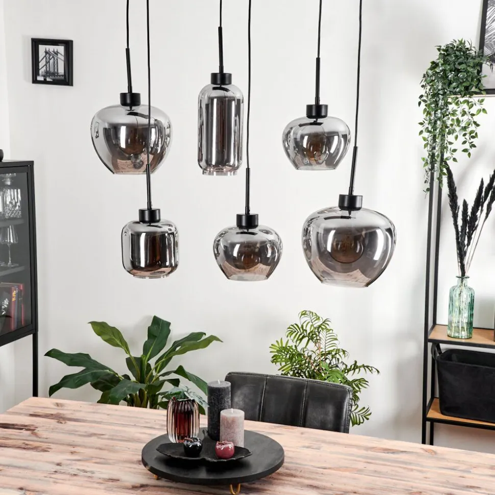 Suspension Talok Fume, 6 Lumieres