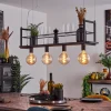 Suspension Tasan Noir, 4 Lumieres