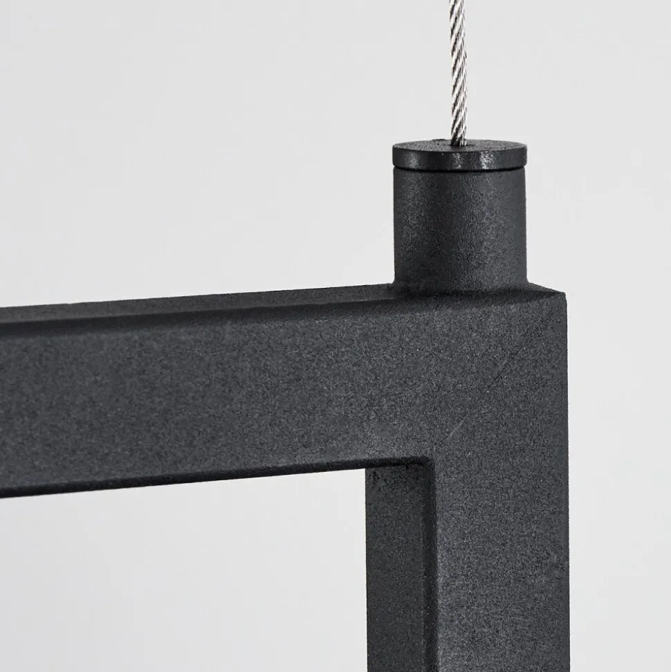 Suspension Tasan Noir, 4 Lumieres