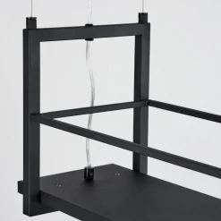 Suspension Tasan Noir, 4 Lumieres