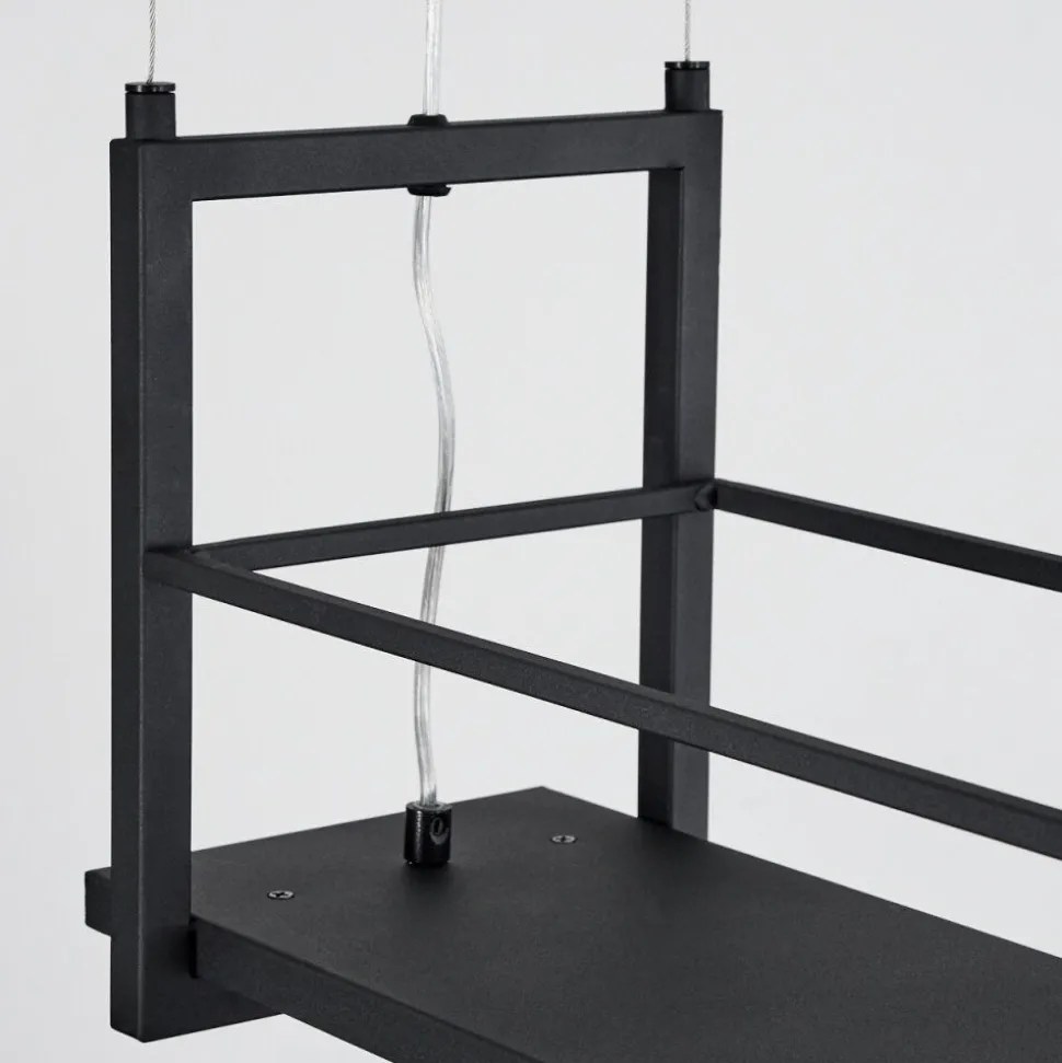 Suspension Tasan Noir, 4 Lumieres