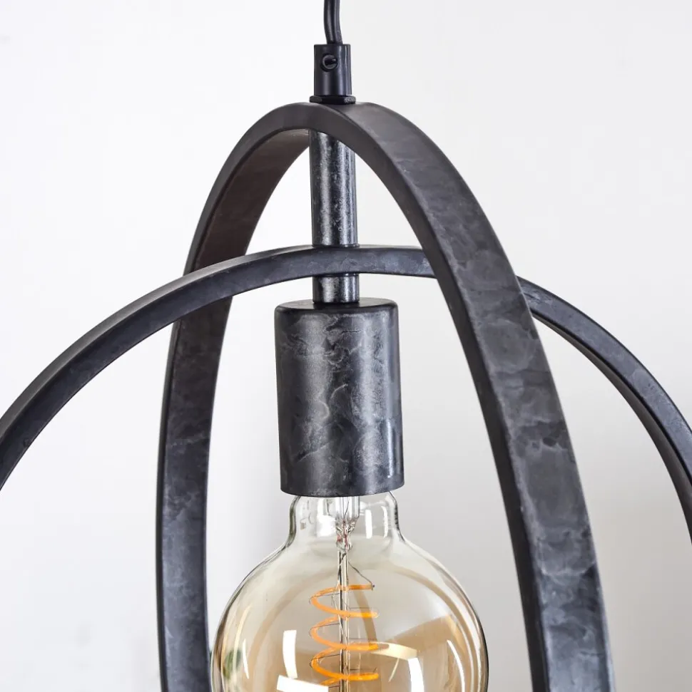 Suspension Tercel Noir, 1 Lumiere