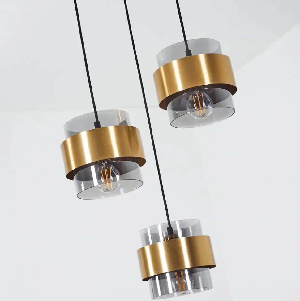 Suspension Traak Noir, 3 Lumieres