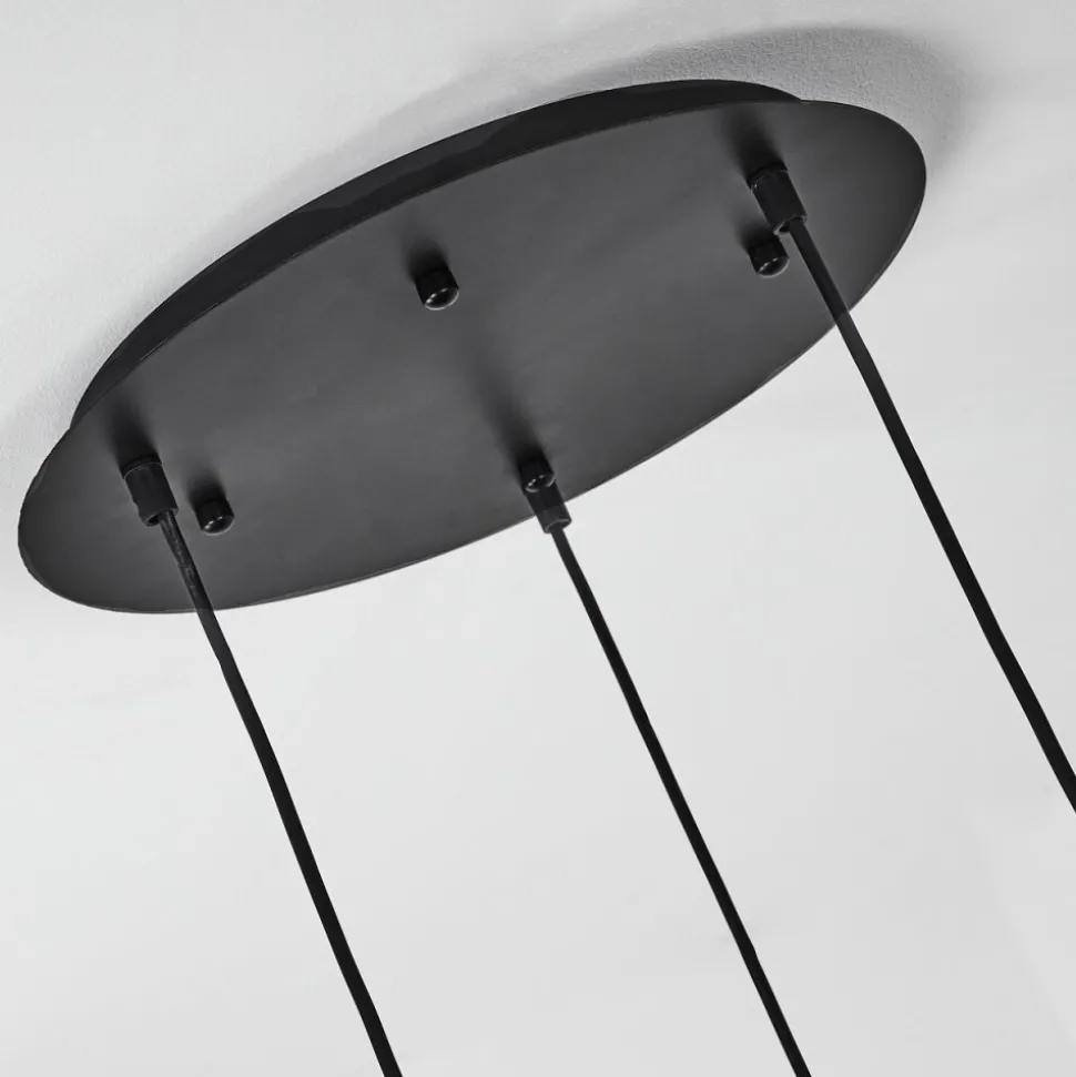 Suspension Traak Noir, 3 Lumieres