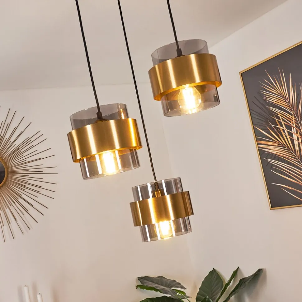 Suspension Traak Noir, 3 Lumieres