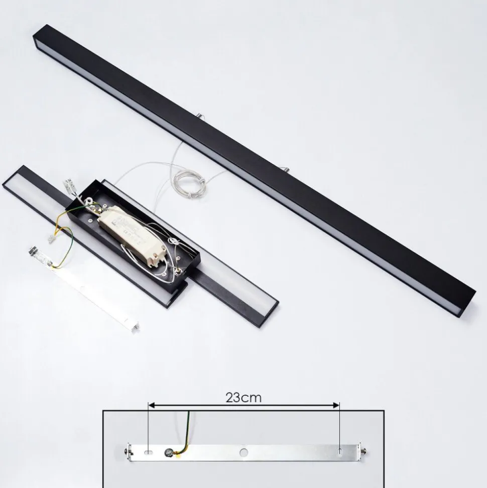 Suspension Tumbila Led Noir, 1 Lumiere