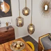 Suspension Verbania Laiton, 3 Lumieres