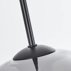 Suspension Verre 15 Cm, 20 Cm, 25 Cm Koyoto Clair, Fume, 3 Lumieres