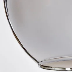 Suspension Verre 20 Cm, 25 Cm, 30Cm Koyoto Chrome, Fume, 3 Lumieres