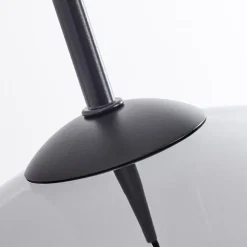Suspension Verre 20 Cm, 25 Cm, 30Cm Koyoto Chrome, Fume, 3 Lumieres