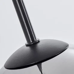 Suspension Verre 15 Cm Koyoto Chrome, Fume, 4 Lumieres