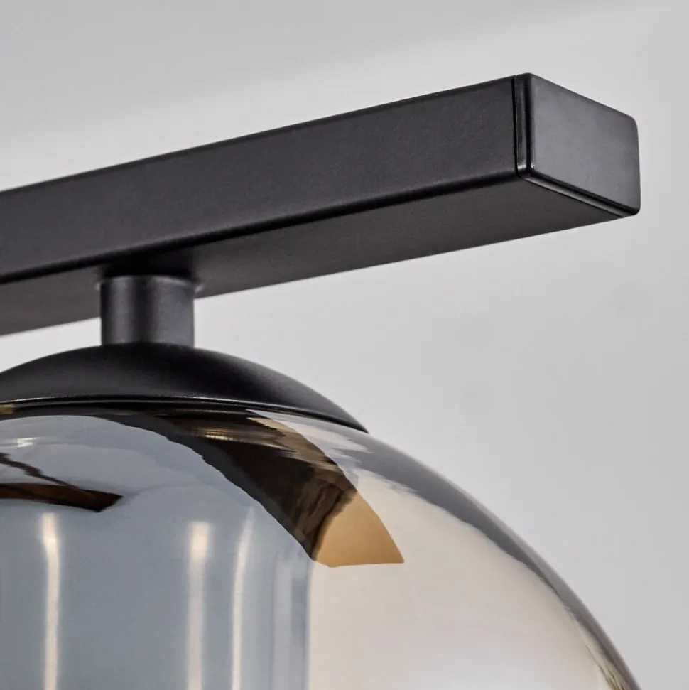 Suspension Verre 15 Cm Koyoto Ambre, 3 Lumieres