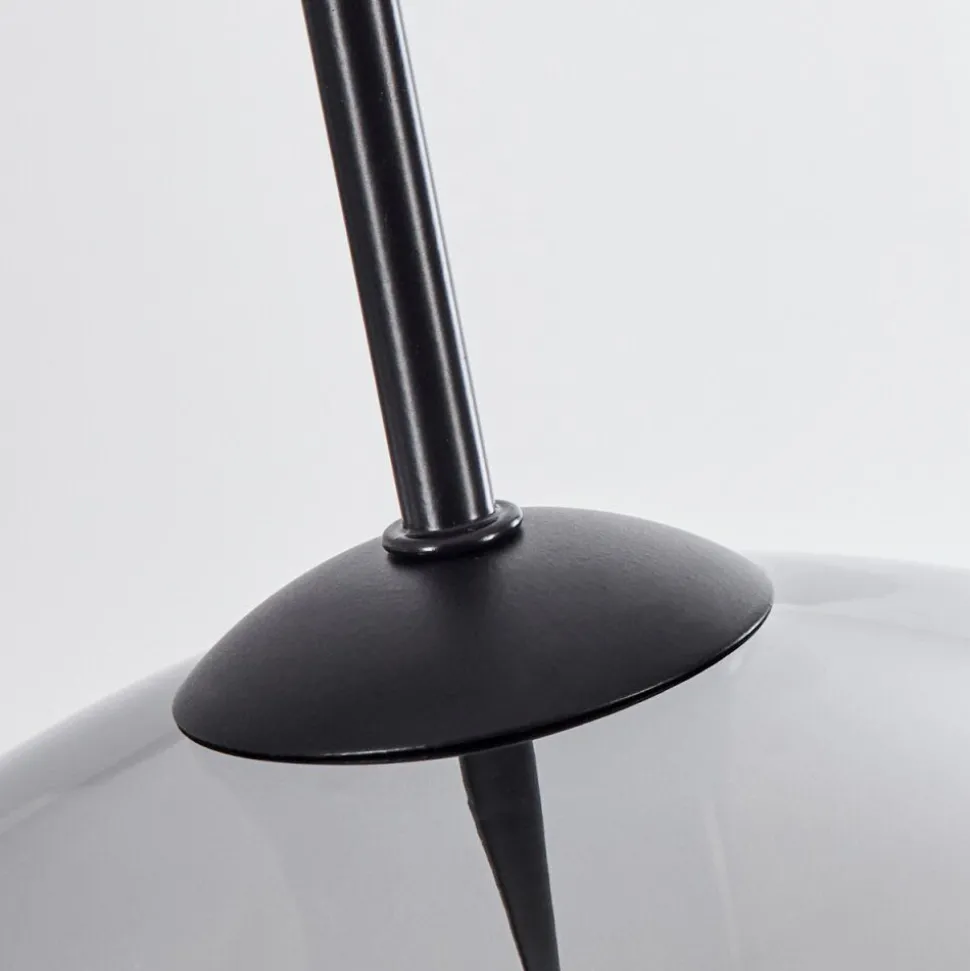 Suspension Verre 30 Cm Koyoto Chrome, Clair, Fume, 3 Lumieres
