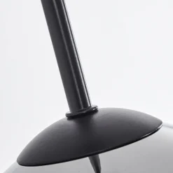 Suspension Verre 15 Cm Koyoto Chrome, Fume, 3 Lumieres