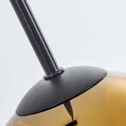 Suspension Verre 15 Cm Koyoto Or, Clair, 4 Lumieres