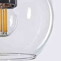 Suspension Verre 15 Cm Koyoto Clair, 3 Lumieres