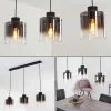 Suspension Wichit Noir, 3 Lumieres