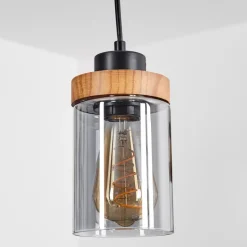Suspensionamignon Noir, 1 Lumiere