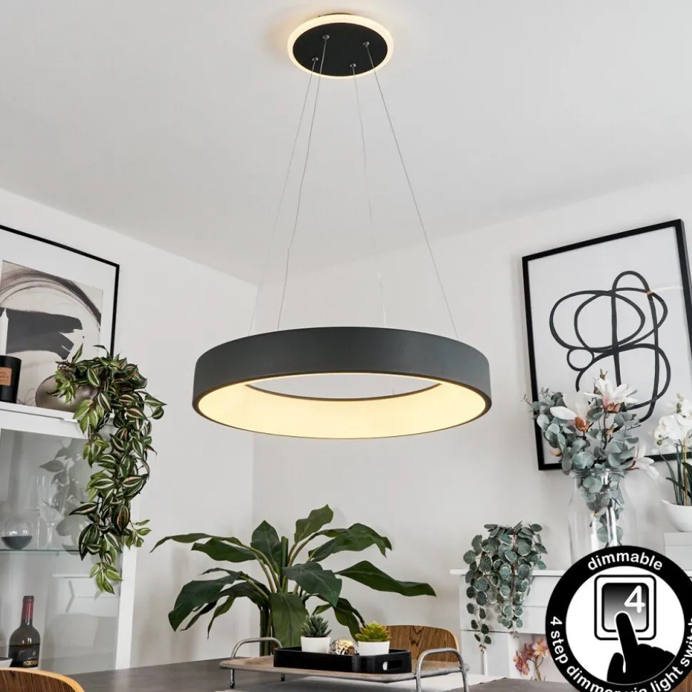 Suspensionareja Led Anthracite, Blanc, 1 Lumiere