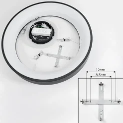 Suspensionareja Led Anthracite, Blanc, 1 Lumiere