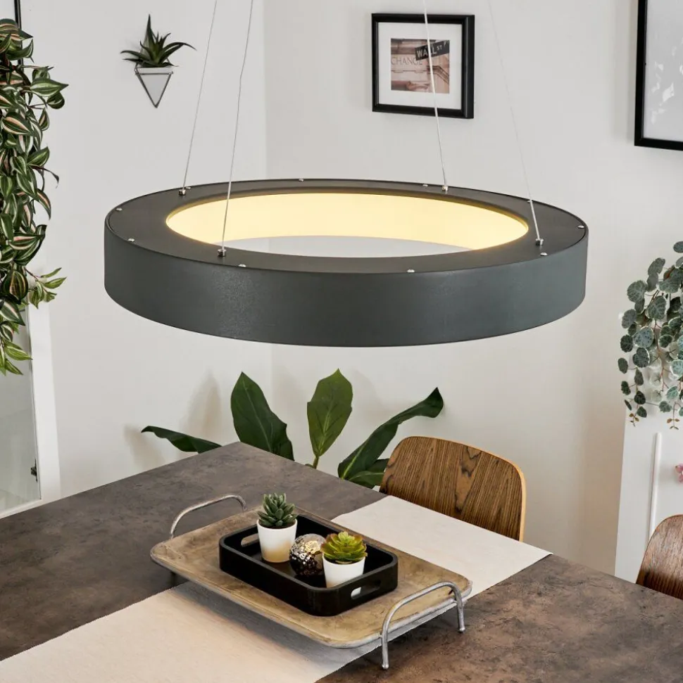 Suspensionareja Led Anthracite, Blanc, 1 Lumiere
