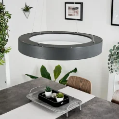 Suspensionareja Led Anthracite, Blanc, 1 Lumiere