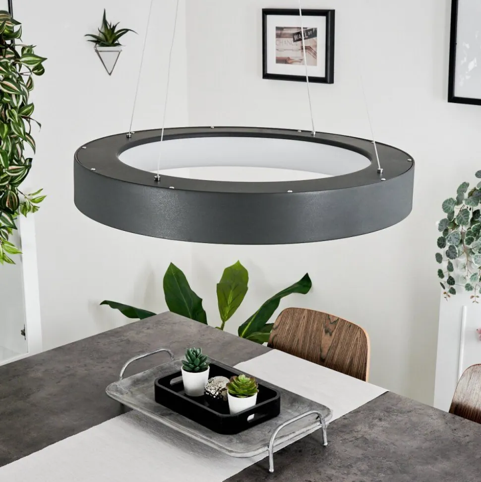 Suspensionareja Led Anthracite, Blanc, 1 Lumiere