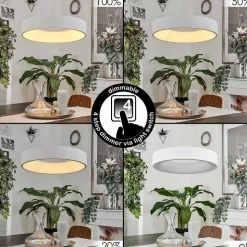Suspensionareja Led Blanc, 1 Lumiere