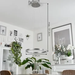 Suspensionbarril Led Aluminium, 1 Lumiere