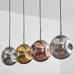 Suspensioncabreiro Anthracite, 4 Lumieres
