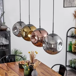Suspensioncabreiro Anthracite, 4 Lumieres