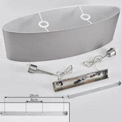 Suspensiondomnom Nickel Mat, 2 Lumieres