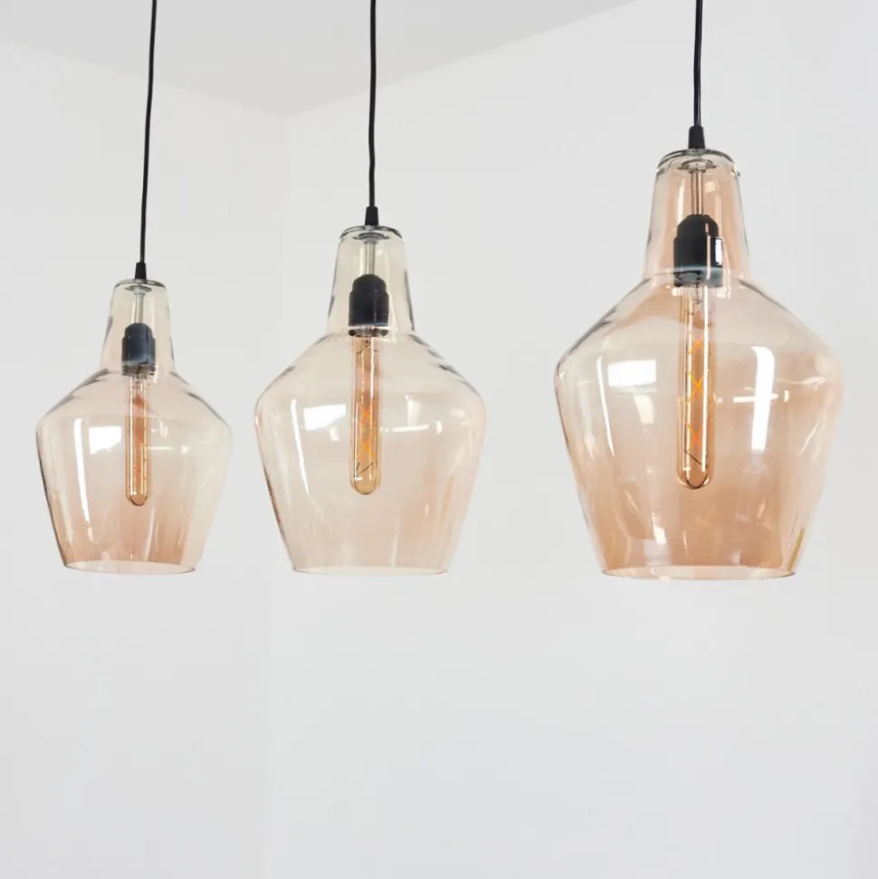 Suspensiondonzhausen Argent Oxyde, 3 Lumieres