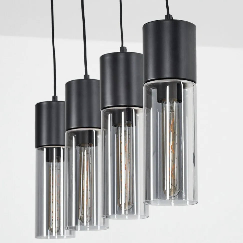 Suspensiondulcita Noir, 4 Lumieres