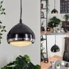 Suspensionfoverup Chrome, Noir, 1 Lumiere
