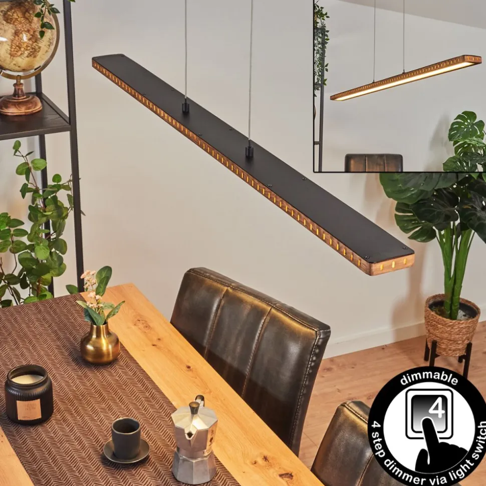 Suspensionguacacallo Led Noir, 1 Lumiere